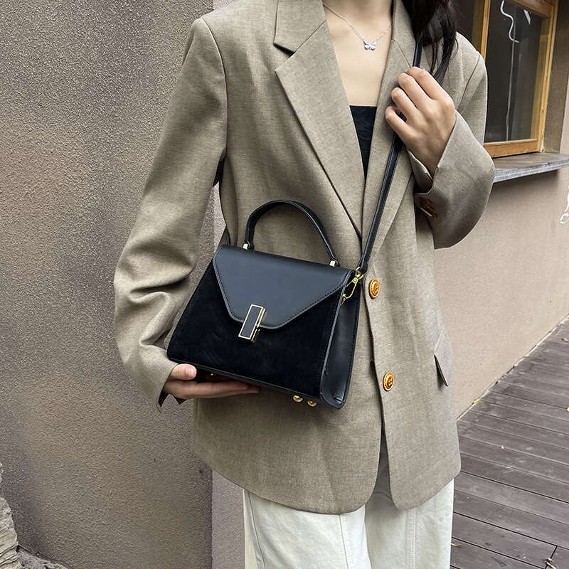 autumn and winter new popular Kelly frosted texture single shoulder crossbody women s bag