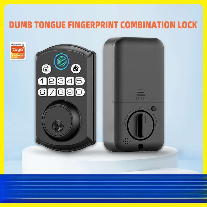Fingerprint lock smart stay lock hotel rental house password lock graffiti fingerprint lock