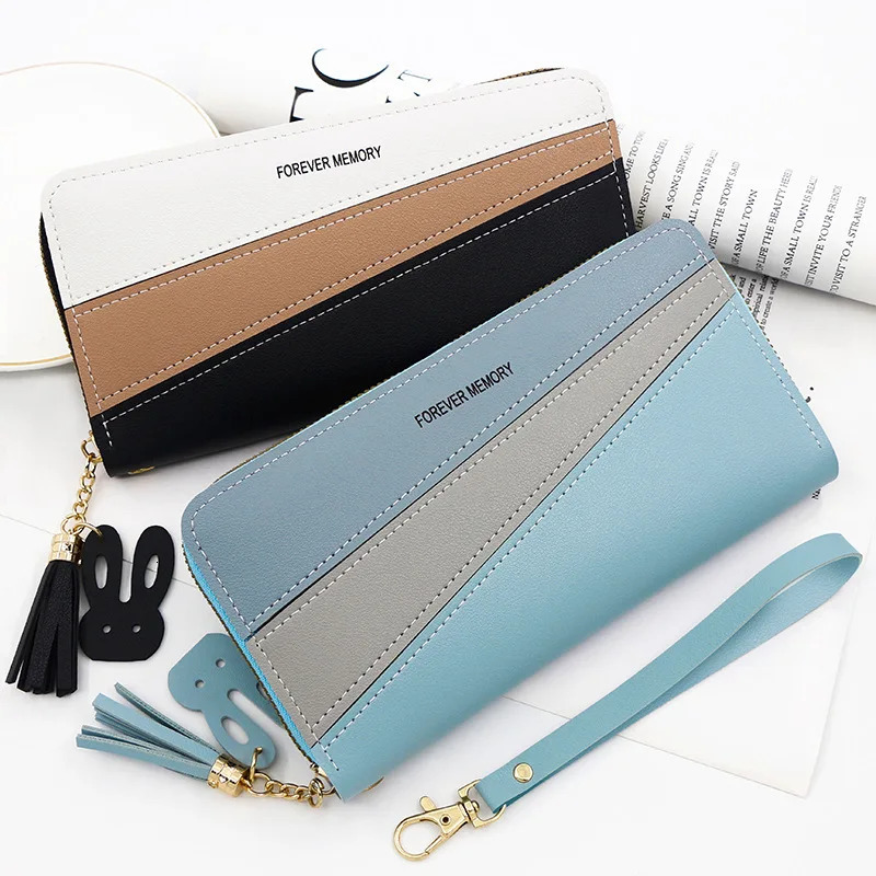 Long Women Wallets Cute Fashion Multifunctional Clutch Female Wallet Card Holder PU Leather Womens Purses 250514