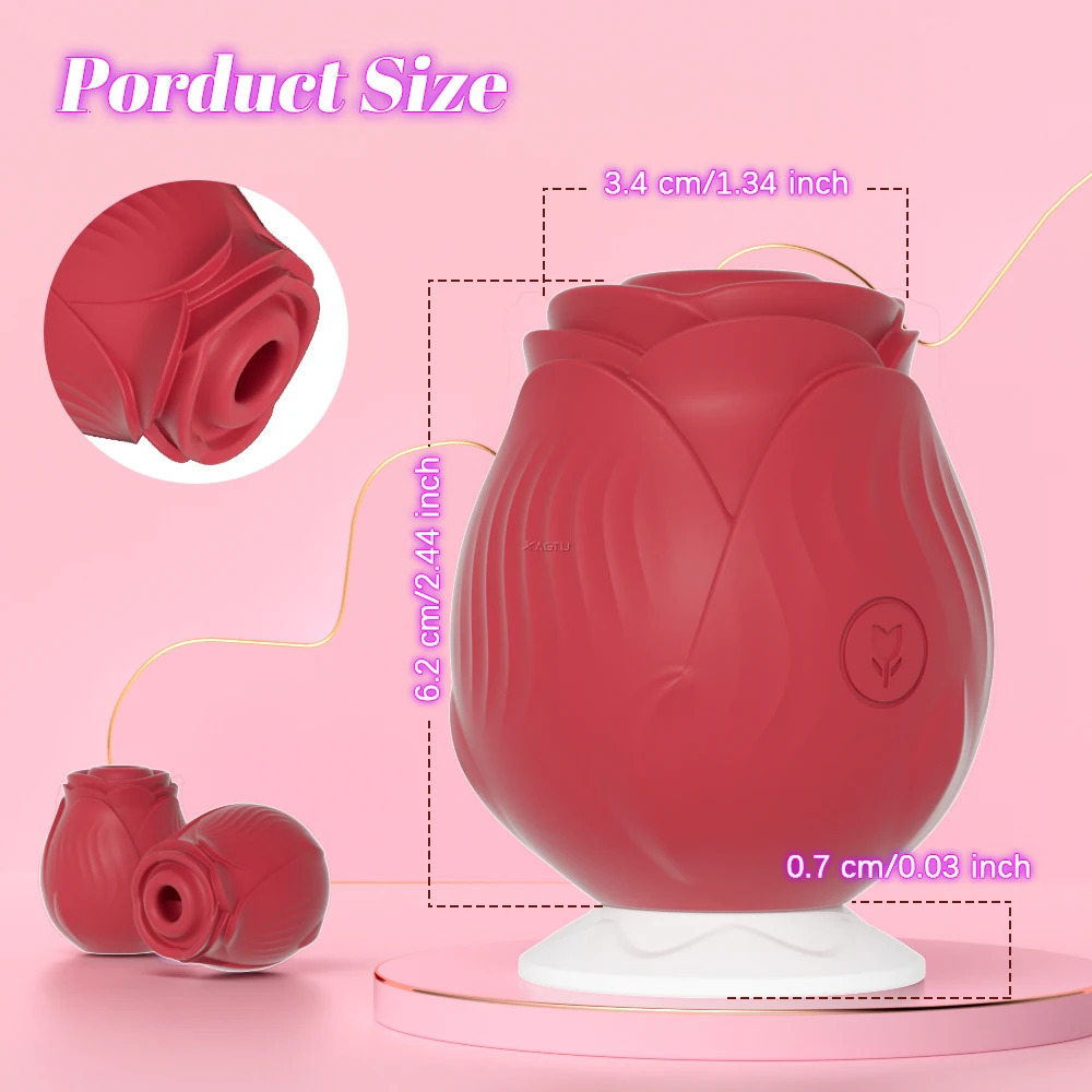 Powerful Sucking Vibrator for Women Vacuum Clitoris Stimulator Female Oral Nipple Clit Sucker Vibrating Adults Sex Rose-Toys 250515