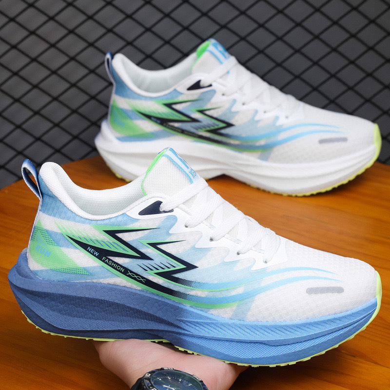 Designer Sneakers for Men Summer 2025 New Breathable Mesh Thick Sole Sport Shoes Outdoor Running Shoes