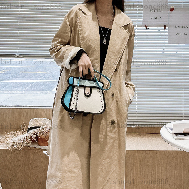 Super Cute Designer Bag Fashion 2D Cartoon Tote Bag High Quality Canvas Handbag Luxury Mini Shoulder Bags Outdoor Beach Party Holiday Gift Summer Godd