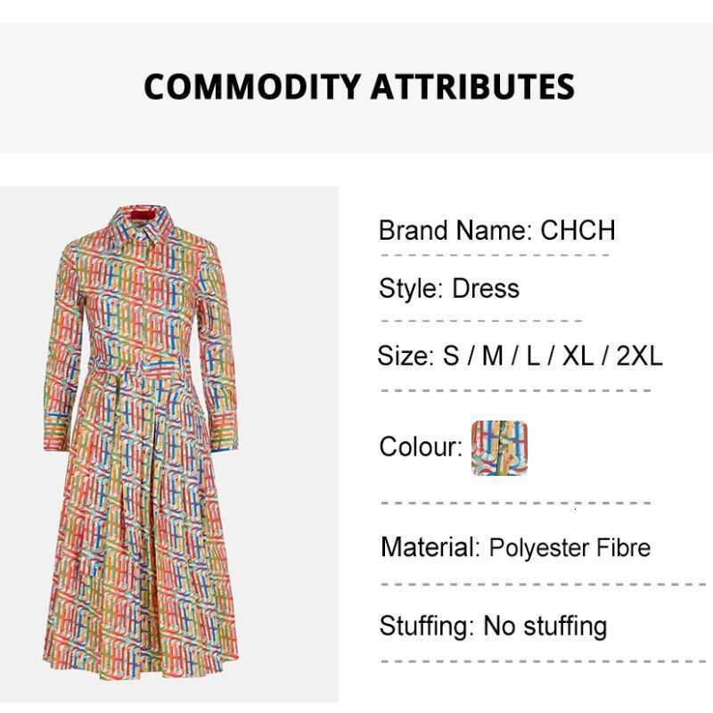 New Women's Popular High Grade Elegant Female Long Sleeved Dress Classic Fashion Vintage Ladies Versatile Dresses