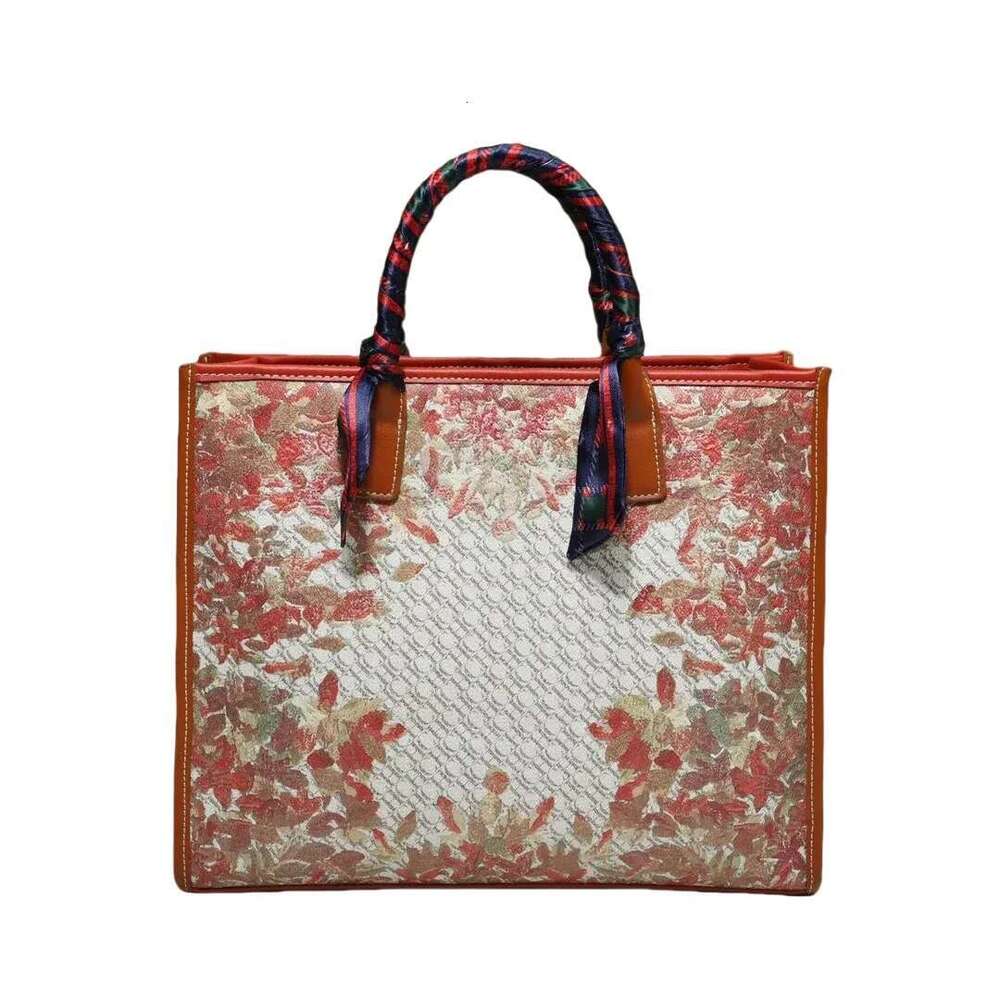 Ch-Large Capacity Handbag For Women High-Quality Square Shoulder Versatiledaily Travel New Shopping Bag