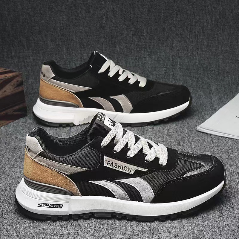 Women's waffle 2025 spring edition Korean version Dad style white unisex casual sports shoes