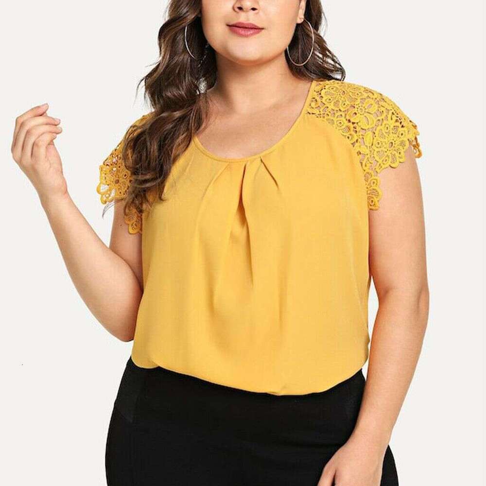 Plus Size Designer Shirt Mens Clothes Clothes T Shirt Women Designer Tshirt Women Large Size Womens Round Neck Solid Color High-density Chiffon Lace S