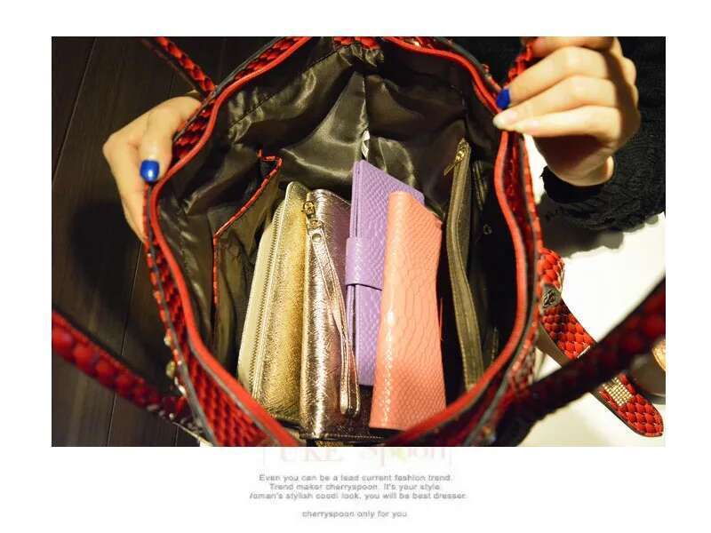 Fashion Dias Women Handbags Genuine Leather Female Dumplings Shoulder Slung Bag Drill Lock Messenger Crossbody Bags
