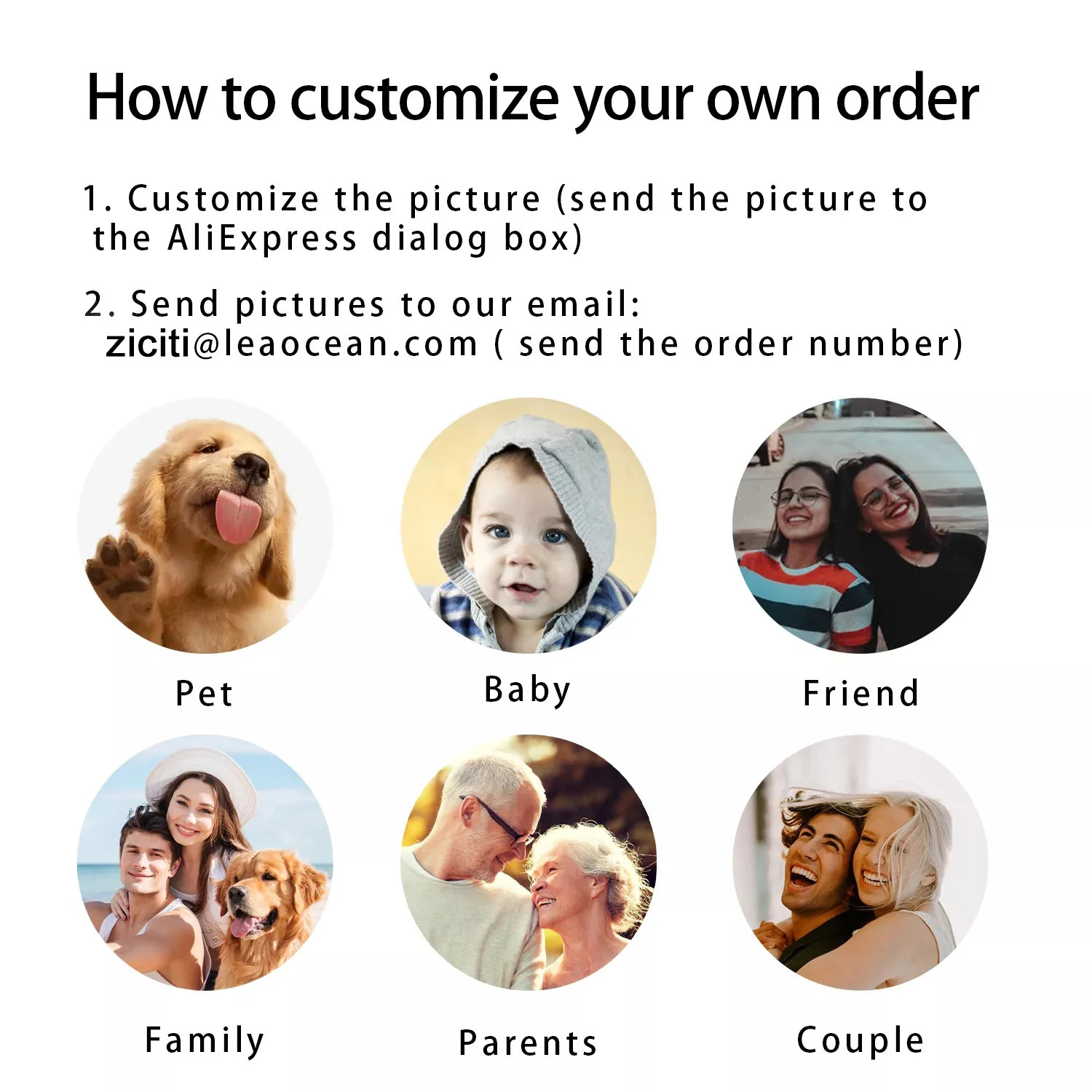 Dascusto Heart Ring Personalized Projection Po Rings Custom Couples Picture Wedding Jewelry 2Pc Adjustable Ring For Women 250515