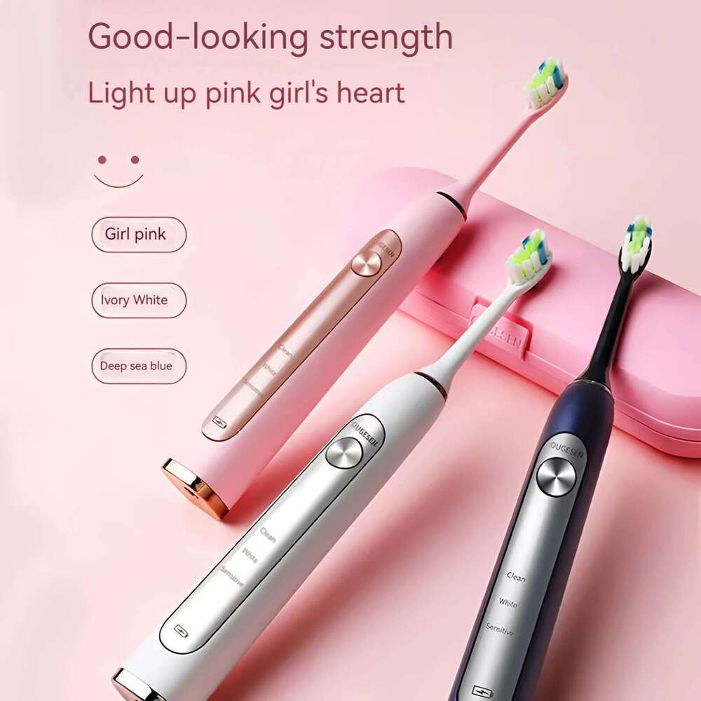 Wireless charging electric toothbrush adult automatic USB smart sonic rechargeable couple set for women and men