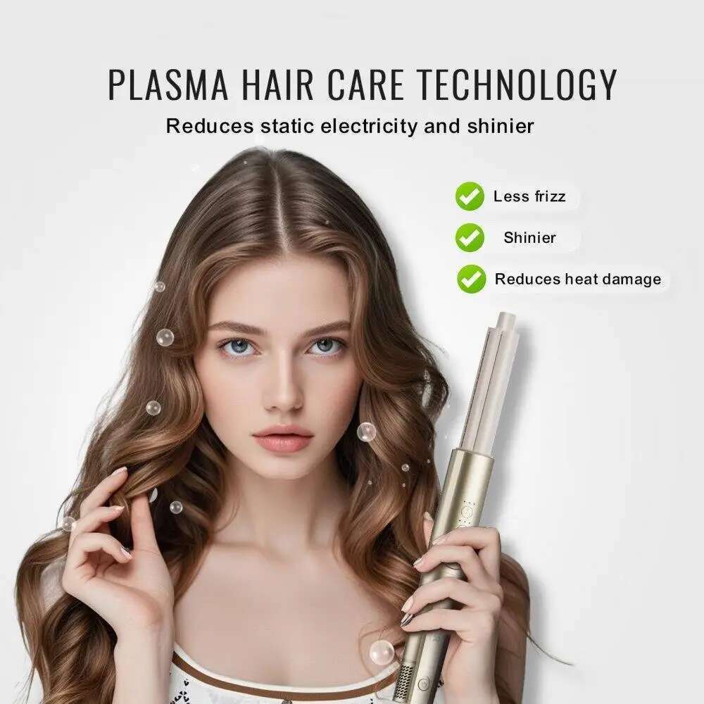 8 Piece Curling Iron Set 1.25 Inch Ceramic Wand for All Hair Types