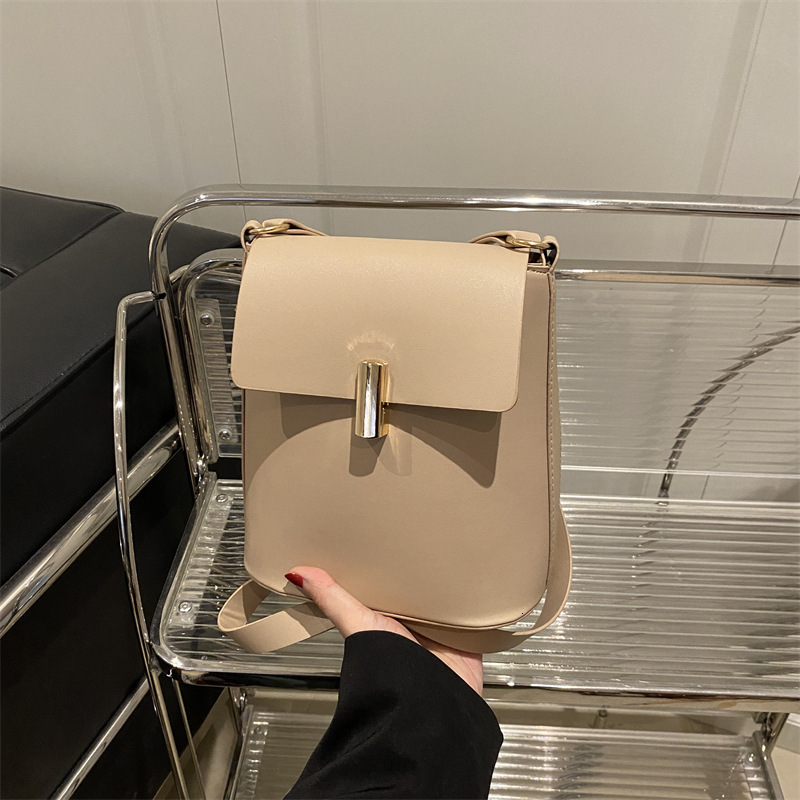 Texture Luxury Bag Single Shoulder 2025 Spring New Fashion Crossbody Commuting New Free Delivery Designer Bag Simple Women's Small Bag