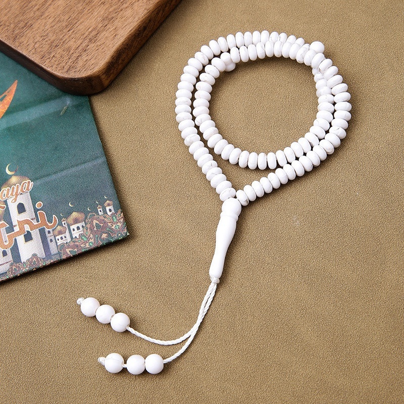 Tisbiha 99 prayer praise beads, holding Arabic bracelets, Muslim jewelry
