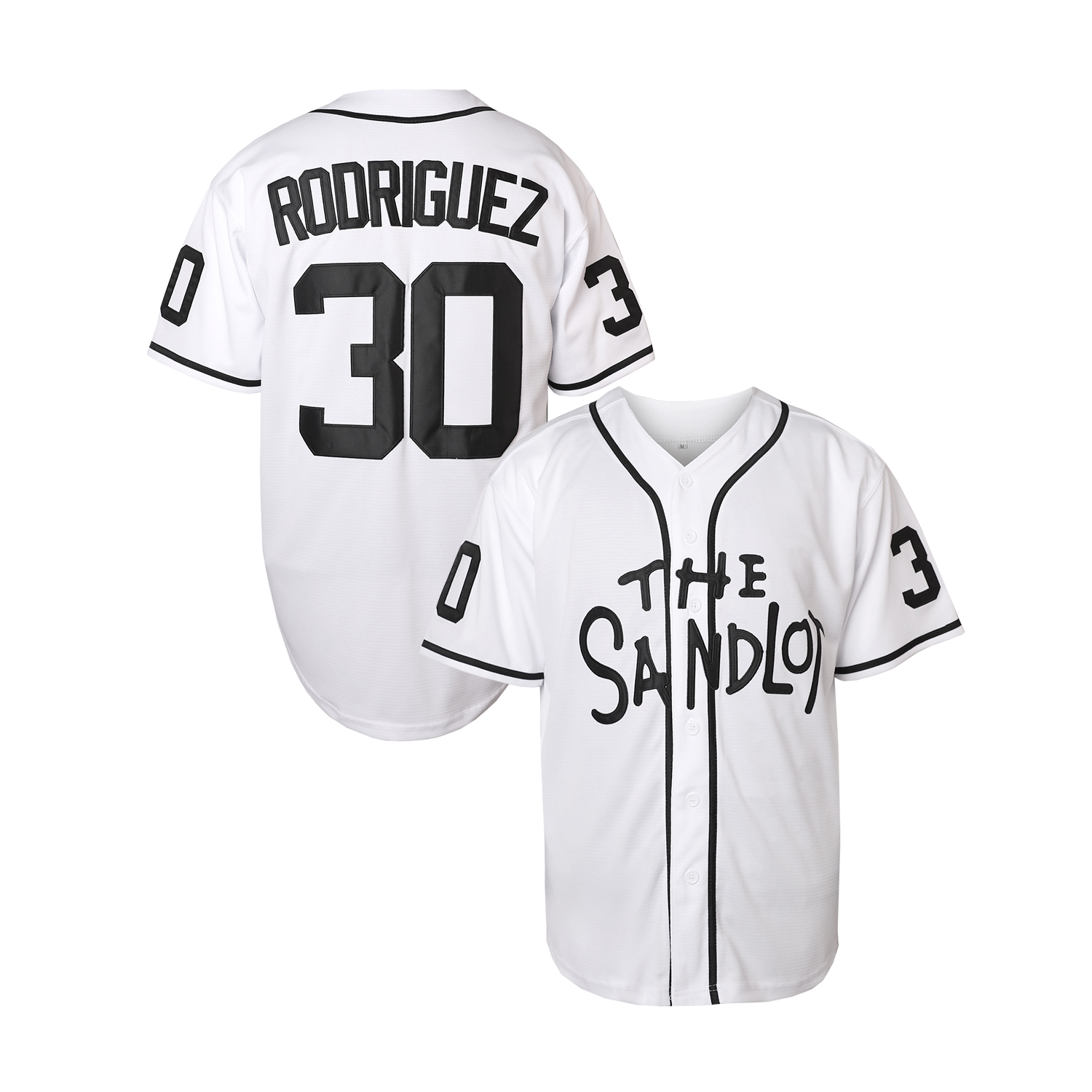 THE SANDLOT SOUINTS 5 YEAH 11 RODRIGUEZ 30 In Stock Wholesale Baseball Jeresys Quick Drying Moisture Conducting ,Quick Dry No Ironing ,Lightweight Bla
