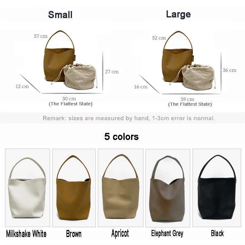 Hot Sale Women Lady Lazy Style Soft Leather Shoulder Bag Underarm Pack Female Casual Large Tote Bucket Handbag Wholesale New