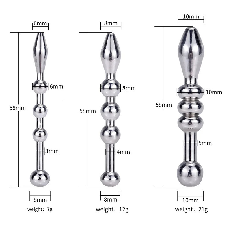 Metal Urethral Catheter Male Stainless Steel Horse Eye Urethral Plug Penis Headers Masturbator Adult SM Urethran Expander 250515