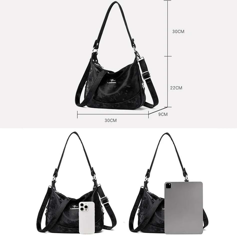 Genuine 3 Layers Designer Purses And Handbags Bag High Quality Leather Shoulder Sac Bags For Women 2024Sac A Main