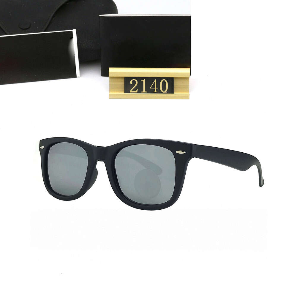 Classic Men Brand Retro women rainess''ban sunglasses Classic Round Designer eyewear Metal Frame Designers Bands Sun Glasses Woman 2140 56