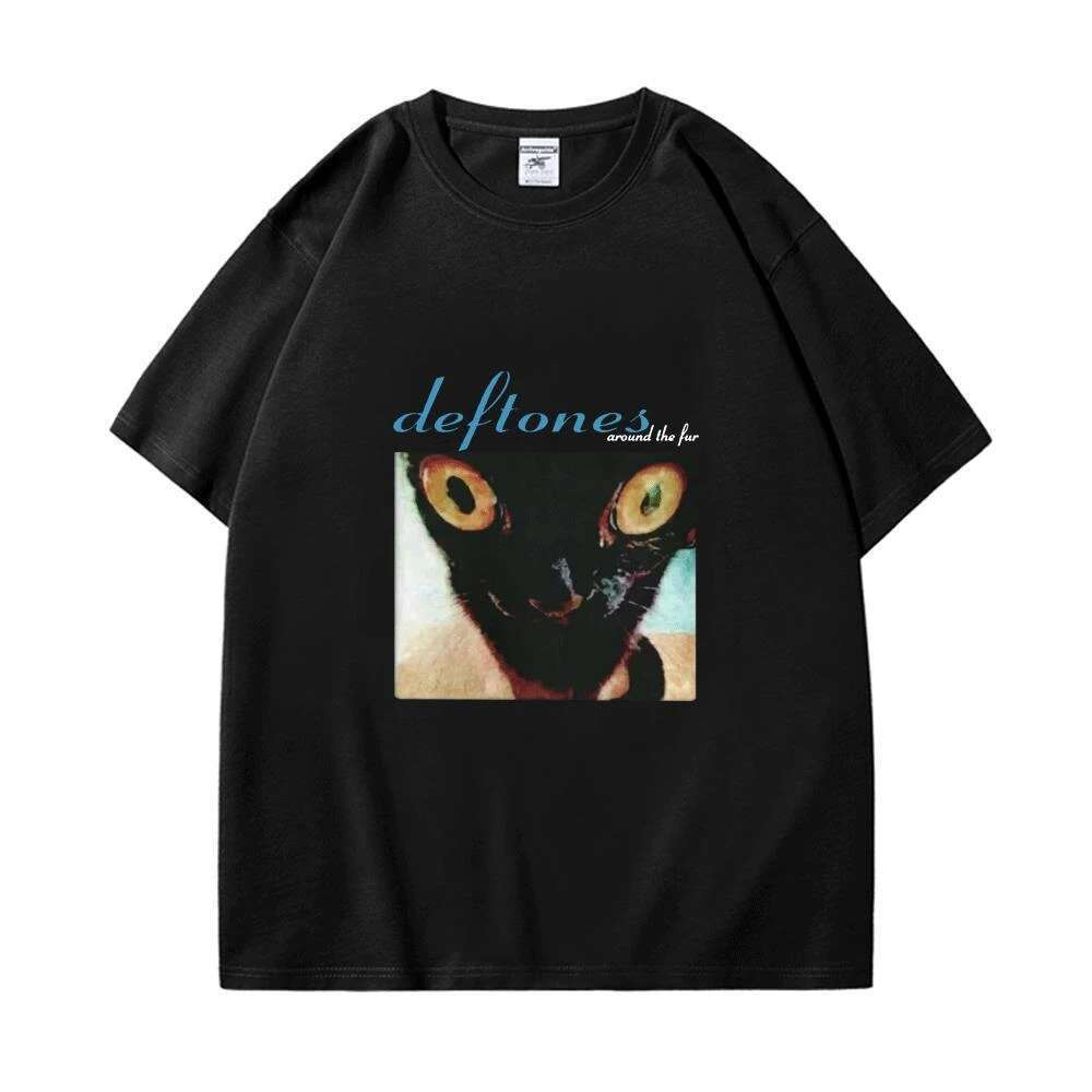 Deftones Cotton Singer Band T Shirt Men Women Hip Hop Rock Tee Fashion Short Sleeve Tshirt Summer Oversized T-shirts Tops