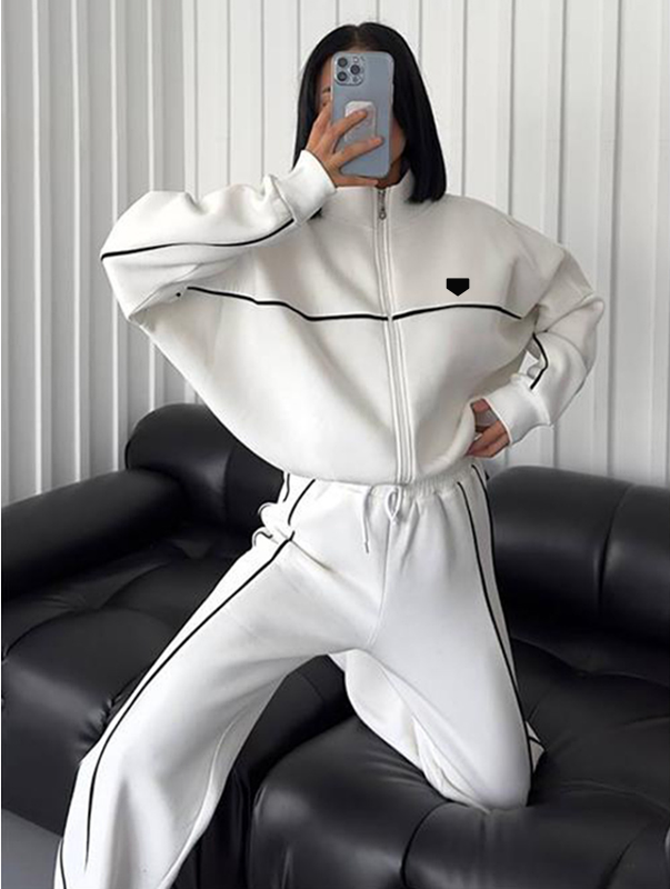 2025 spring Womens Tracksuits 2pcs Suit Designer Tracksuit Women Wear Hoodie Coat Autumn and Winter Warm Fashion Letters Designer Tracksuits Sets X250904