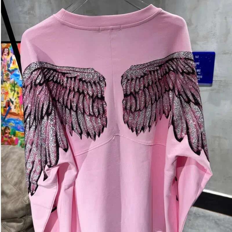 Cartoon Hot Dias Dinosaurs Plus Y2K Streetwear Sweet Cute Fashion Large Size Tops Spring New High Street T-shirts