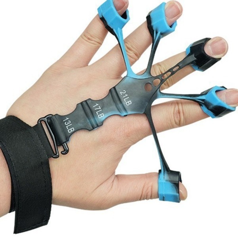 new silicone vein trainer adult fitness elastic belt fivefinger pull device silicone finger trainer