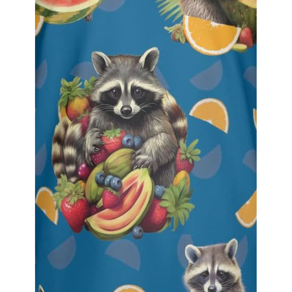 Mens Polo shirt Racoon Polo Shirts for Men - Racoon Lover Stylish Mens Goft Shirt Casual Short Sleeve Button Down Outfit Set 65 Polos shirts