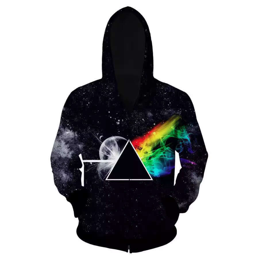 227 autumn 3D digital printed DIY hooded sweatshirt straight trendy 2025 new casual fashion trend clothing
