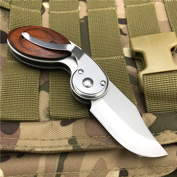 Spring Assist Knife Auto side jump Portable Survival Dagger Tactical folding pocket knife Speed Safe Assisted Opening knives MINI outdoor hunting tact
