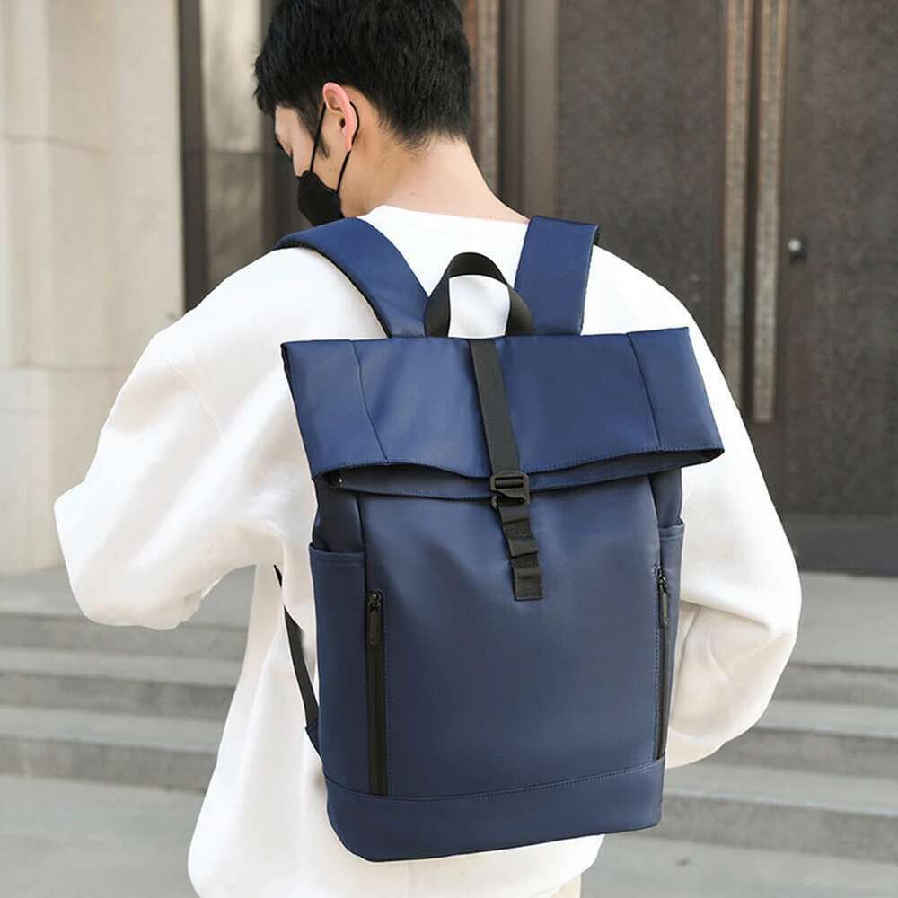 Men Breathable Waterproof Business Laptop Backpack Large Capacity Wear-Resistant Lightweight For Office Travel