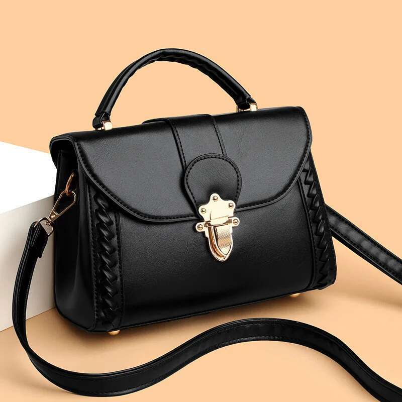 2025 New Trendy Western Style Fashion High End Soft Shoulder Simple Handheld Crossbody Women's Small Square Bag