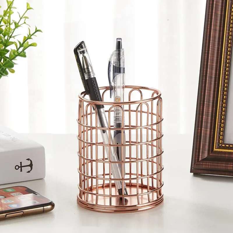 Cosmetic Make- Brush Organizer Make Tools Pen Makeup Cup Lipstick Nail Polish Dressing Table Holder Box