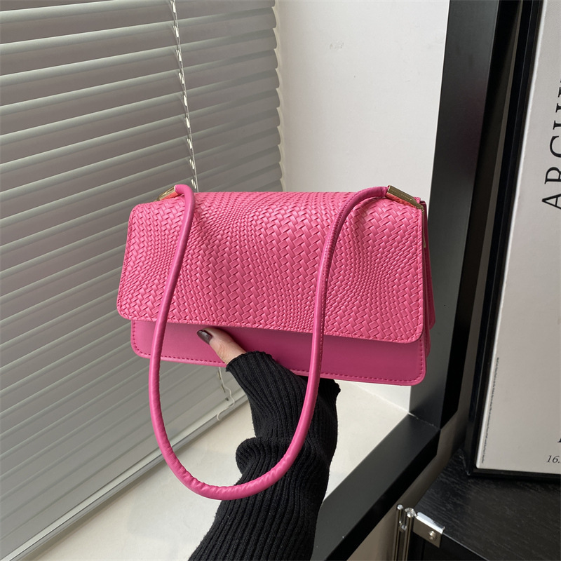 Free Delivery Designer Bag Women's Solid Color Simple Shoulder 2025 High End New Style Popular This Year Armpit Small Square For Women Luxury Bag