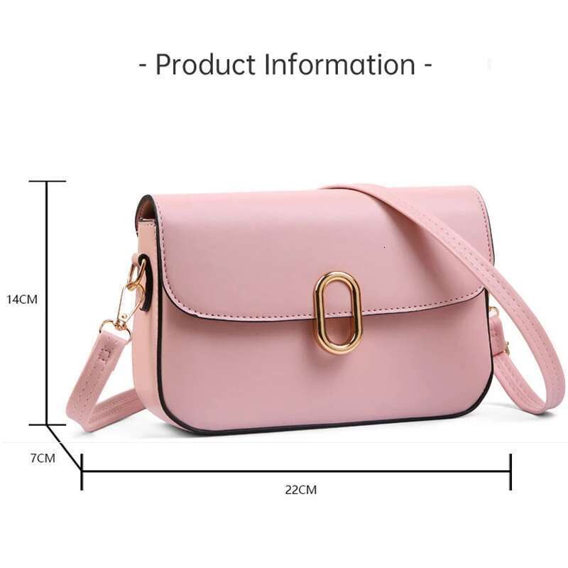 Women's PU Leather Fashion Trend Girl's Crossbody Bags ins Adjustable Shoulder Straps Women Messenger Bag AB-241