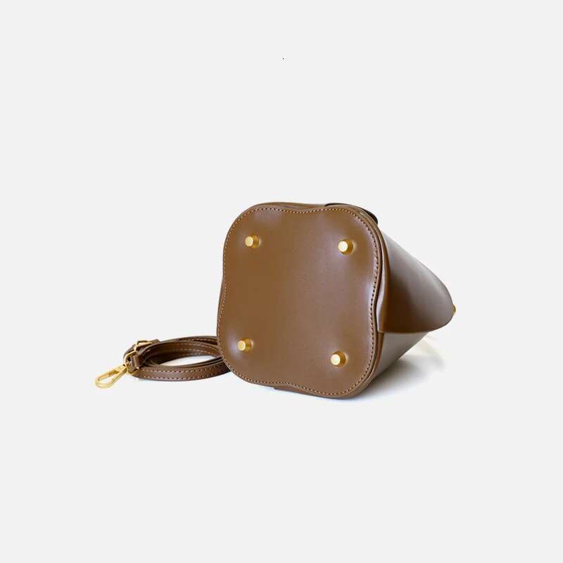 Flower Bucket Bag Handbag Women 2019 New Winter Desiger Removable Fold Handle Real Leather Tote Crossbody Bags Ladies Chic Purse