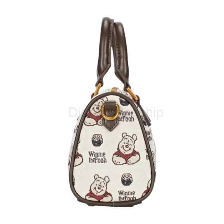 Disney Pooh Bear Fashion PU Leather Women Backpack Lady Handbag Wallet Storage Bags Cartoon Stitch Winnie The PoohXJ250515