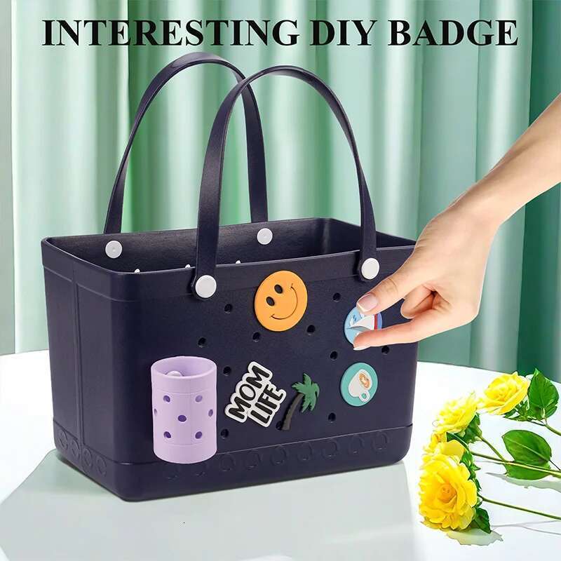 Multifunctional Fashion Design Women's Shopping Storage Casual Beach Bag Large Capacity Handbag