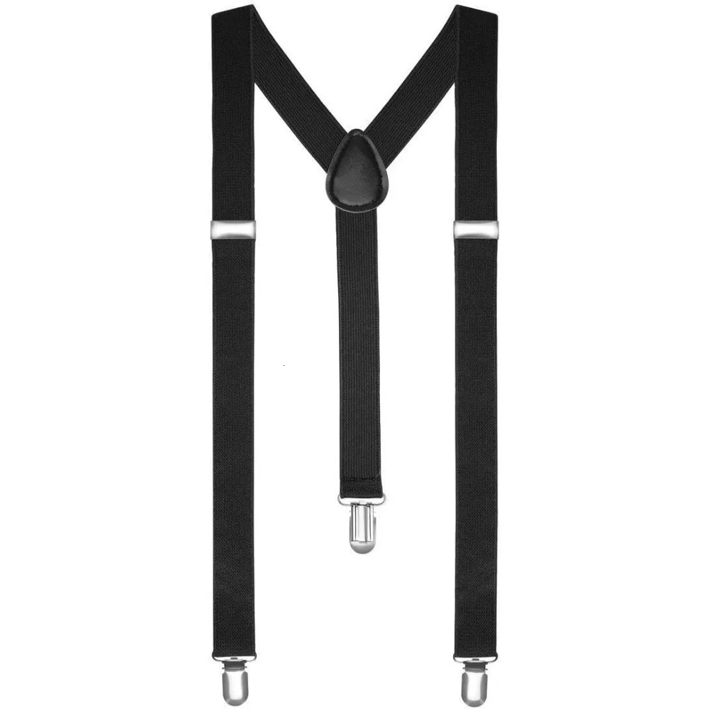 Suspenders for Men Pants Apparel Adult Suspender Man Shirt Dress Women Wedding Party Solid Colors Suit Skirt with Braces Straps 250515