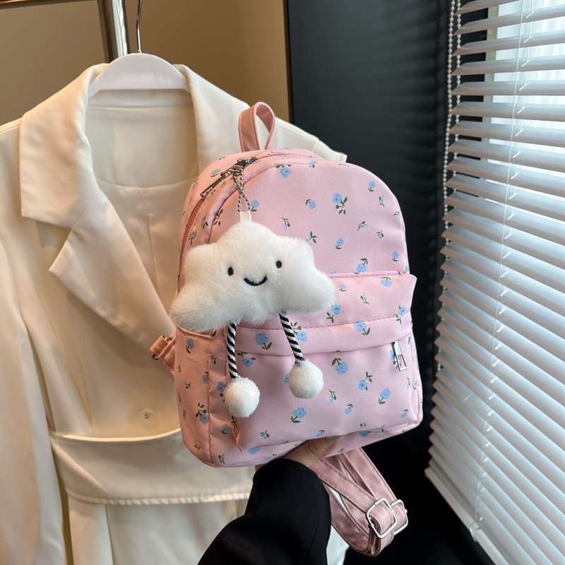 Ins Forest New Free Delivery Designer Bag Small Fresh Floral Wind Girl Luxury Bag College Student Travel Backpack Female