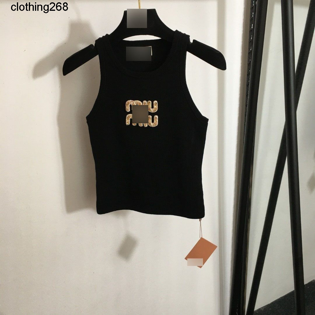 womens tanks top designer tank top women designer luxury vest sleeveless camis pure cotton fashionable knitted camisole tees s-l1
