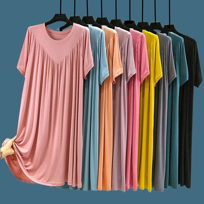 Plus Size Shirt Shirts for Women Designer Shirts Women Graphic T Shirt Womens Summer 2025 New Large Round Neck Cake Skirt Thin Size Fat MM Loose Short