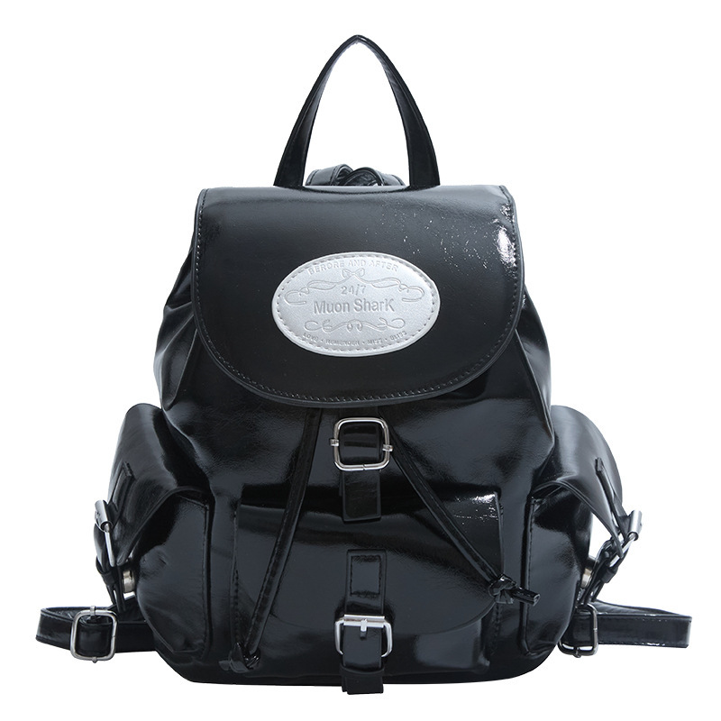 Korean version niche design fashionable multi pocket small women's bag 2025 summer new simple and trendy backpack