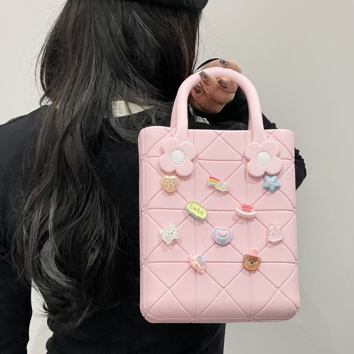 EVA Fashion Cave Summer New DIY Handbag Dopamine French Waterproof Storage Beach Bag