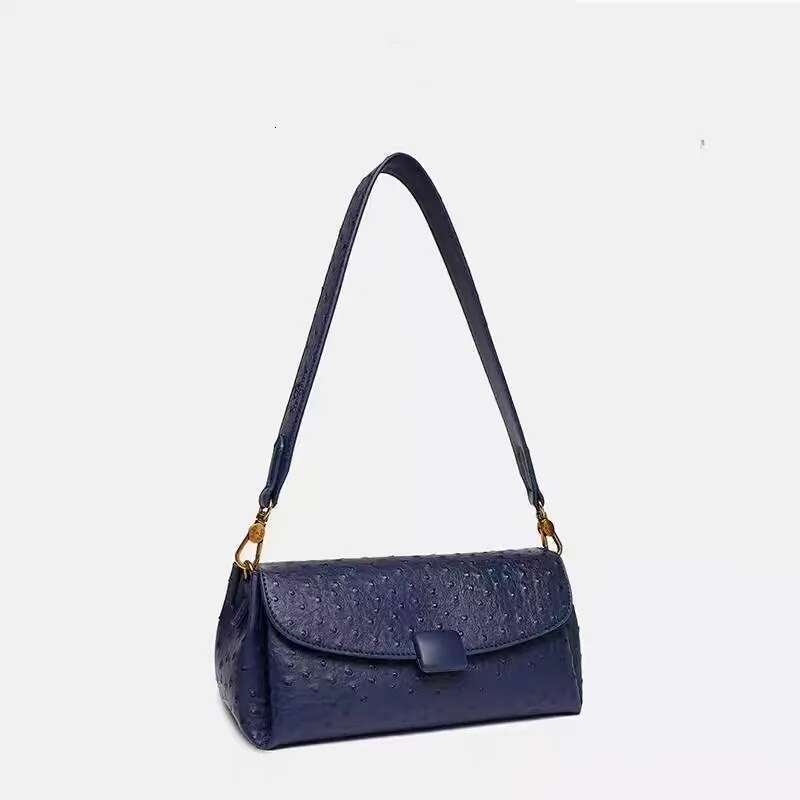 2025 Fashion Ostrich Pattern Women Handbags European Design Pu Leather Lady Shoulder Bags Female Girl Brand Crossbody Bag