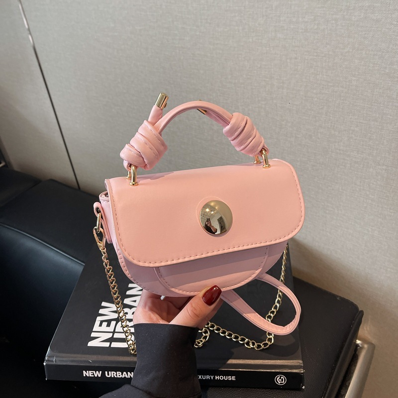 This Year's Popular Fashion New Free Delivery Designer Bag Texture Mini Ins Lock Buckle Small 2025 Spring/summer Luxury Bag New Style Westernstyl