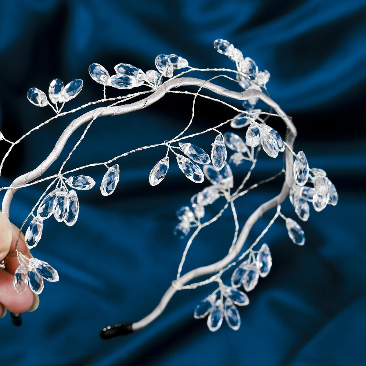 Fashion Sparkling Crystal Classic Beaded Hair Bands Princess Party Headdress Accessories Wedding Bridal Headpieces 250509
