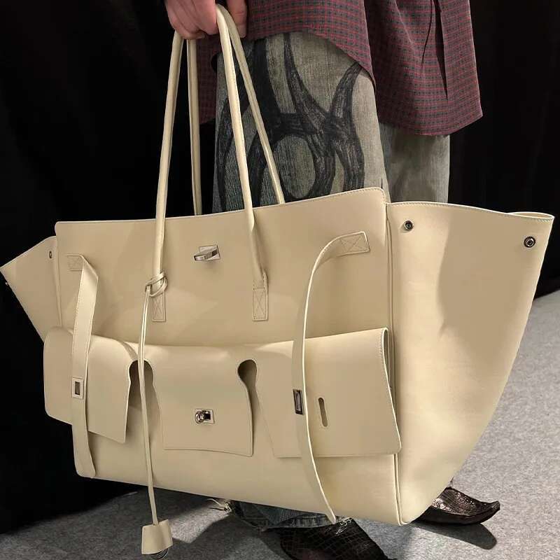 New Women's Large Capacity Lage Travel 2025 Soft PU Designer Wallets And Handbags Ladies Shopping Shoulder Bag