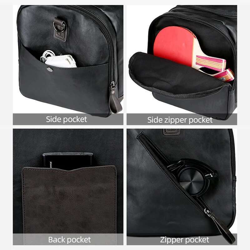 PU Leather Travel Duffel Bag Lage Weekender Overnight Tote For Men Women Gym Sports Crossbody Carry On Waterproof Handbags