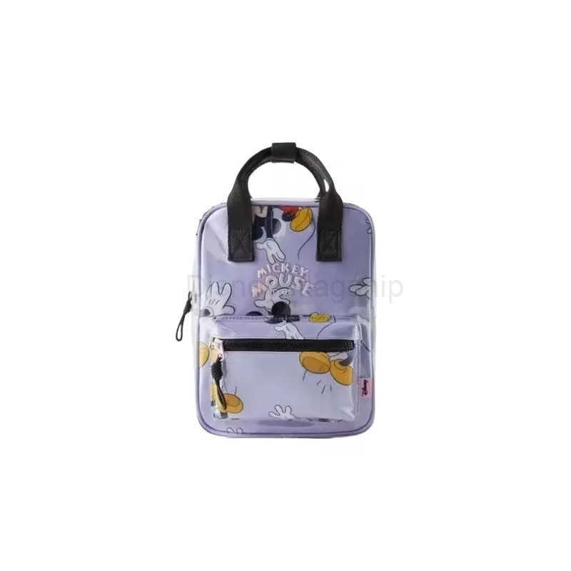 Disney New Childrens School Bag Girls Fashion Mickey Mouse Backpack Mini Backpack Cute School Bag Boys and GirlsXJ250515