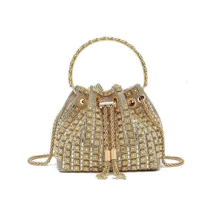 High Quality Crystal Rhinestones Dia Evening Bag Glitter Shiny Clutch Purse For Wedding Party Designer Women Handbag