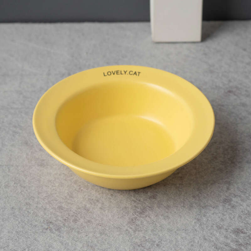 Korean Acrylic and Rack Dining Table Cartoon Colorful Cat Dog BD Pet UFO Bowl